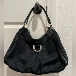 Gucci Handbag Black Canvas